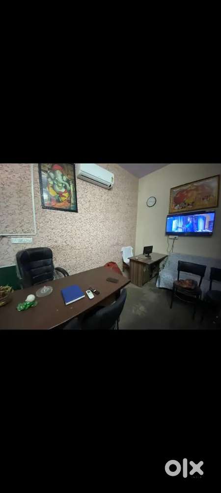 Fully furnished office, TV, AC, sofa, 2 work station near nadi phtak