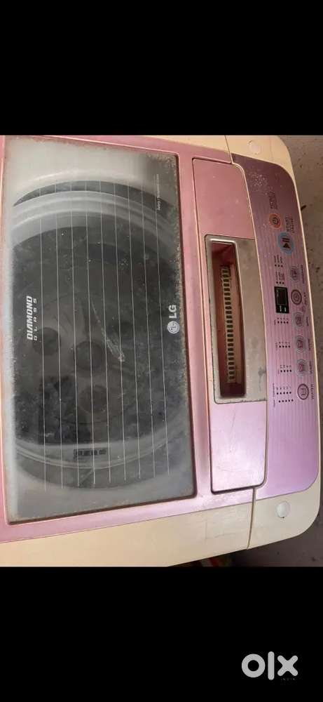 Lg Pink Colour Turbo Drum 6.2 Kg Top Load Fully Automa Washing Machine