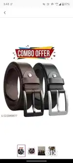 Men belt leather