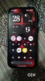Under warranty period mobile scratch less new