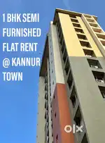 1 BHK SEMI FURNISHED FLAT RENT @ KANNUR TOWN