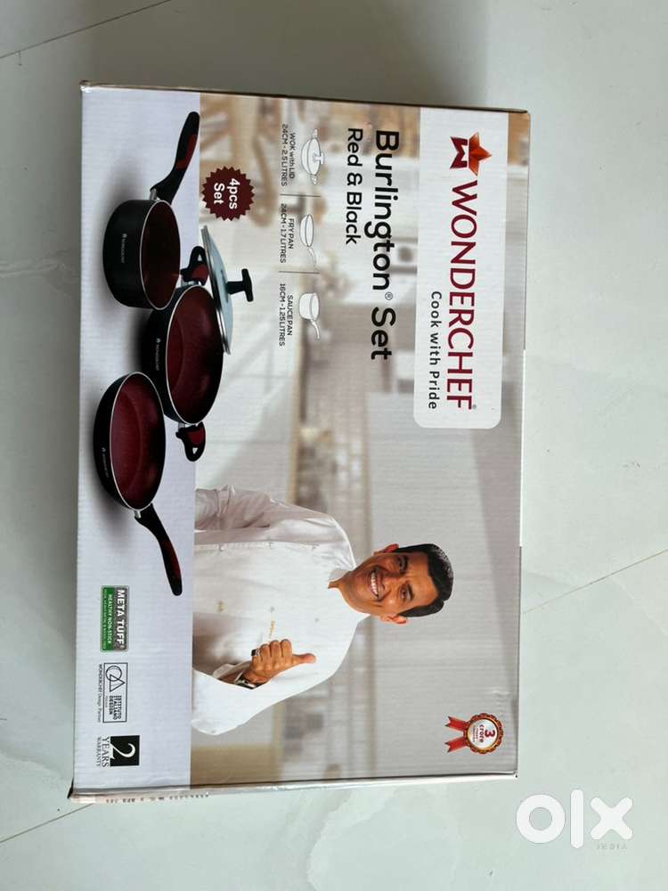 Wonderchef 4 pcs Pan Set Available