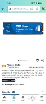 Western Digital 1 TB SSD