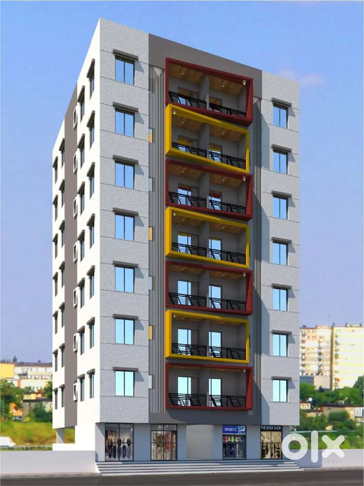 Modern and Affordable 1 and 2 BHK flats sale 300meter Joyti Restaurant