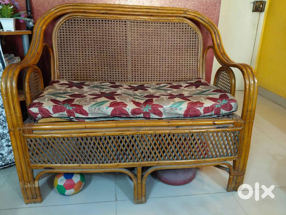 Cane sofa 2 seater
