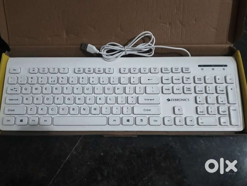 Used Zebronics Keyboard & Pettonics Mouse for Sale