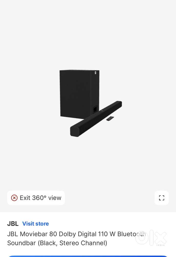 JBL moviebar 80 dolby digital