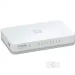 New D-Link 8 Port Network Switch @ Just Rs 900 Only...