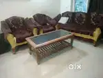 Sofa with table
