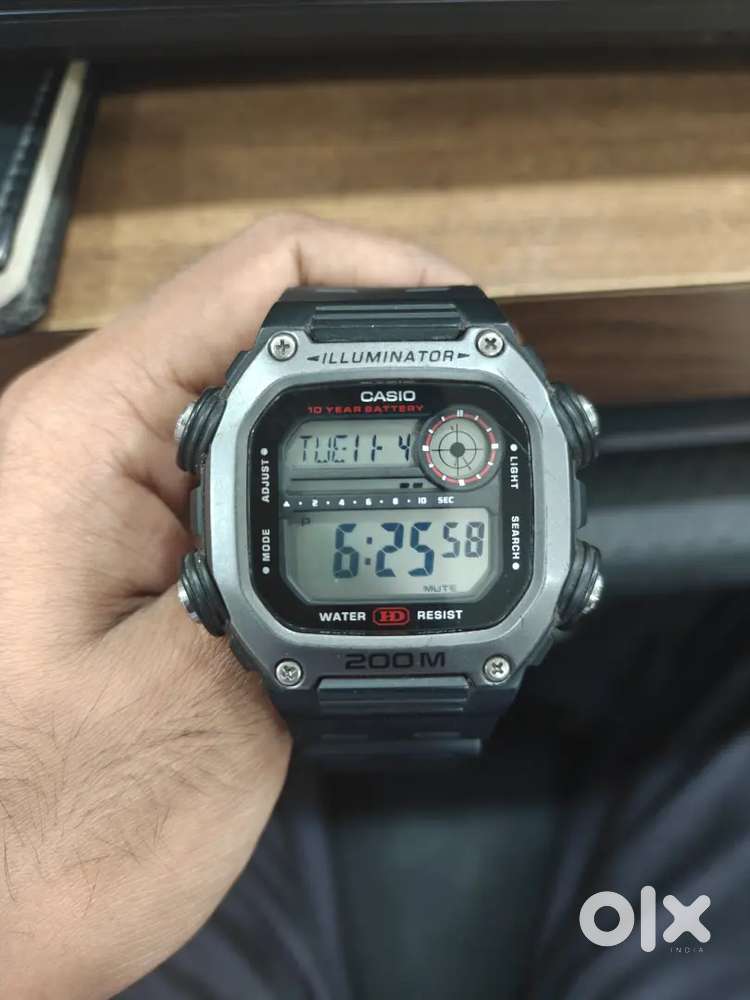 Casio Digital watch rubber strapped