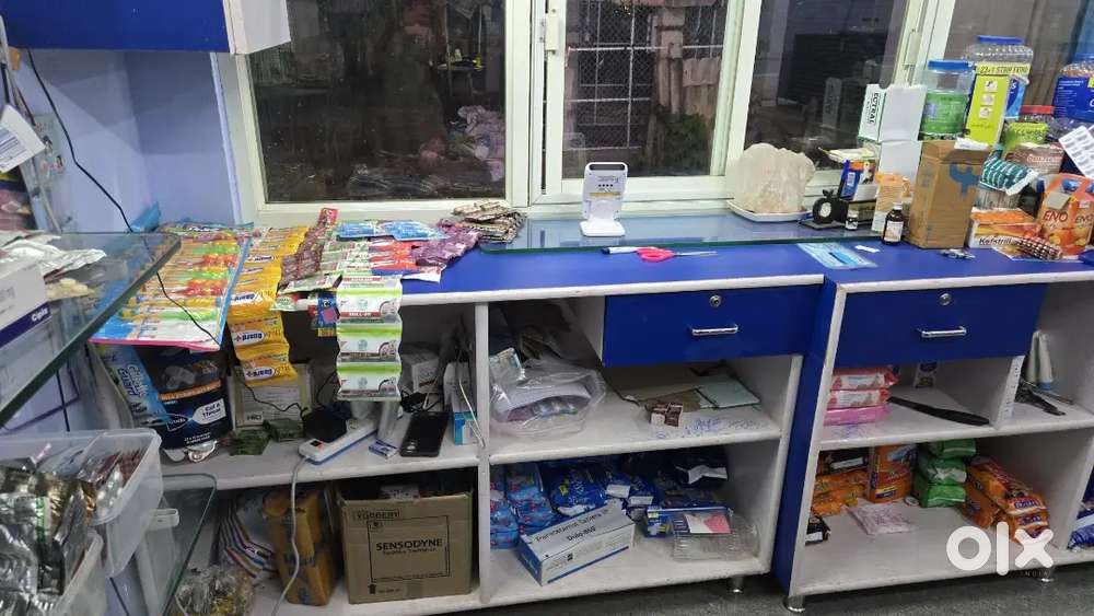 Medical shop with lab equipment