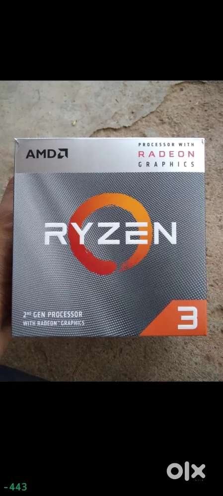 Amd ryzen 3 3200g in warranty only 1.5year old less used with bill box