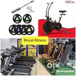 All gym equipment exercise cycle and treadmill available