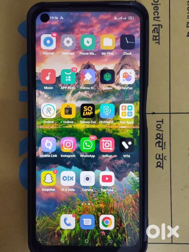 Realme 7  8gb ram 127gb storage