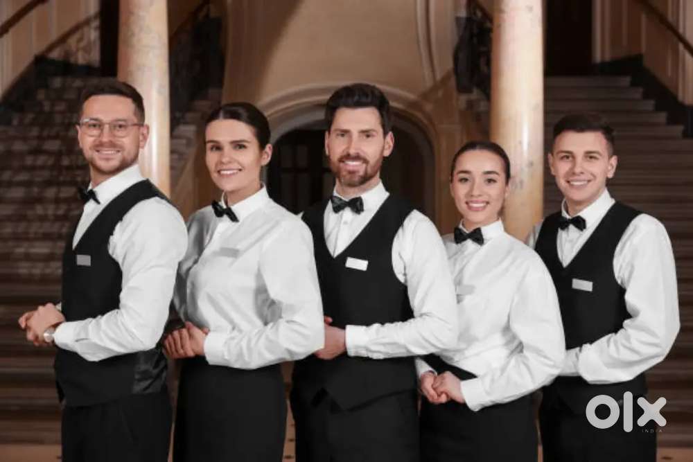 Waiter, captain,kitchen helper,kachori samosa karigar