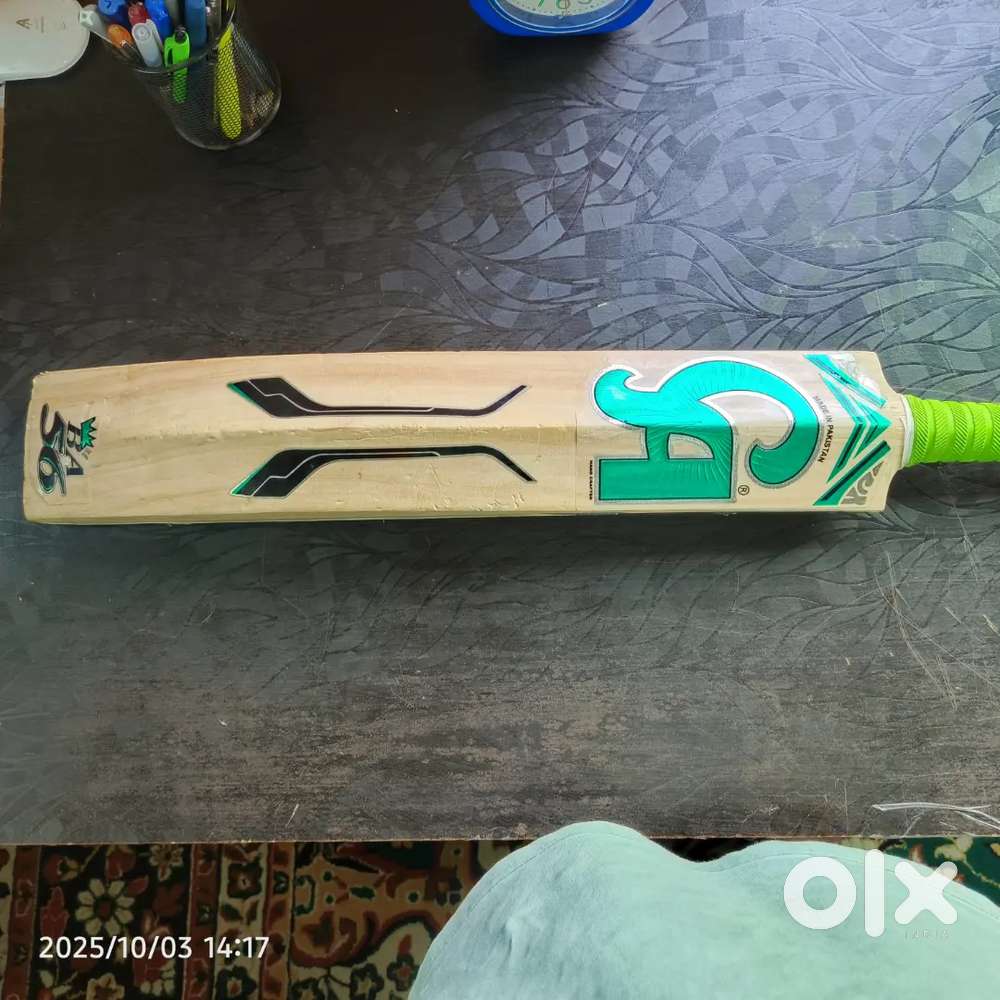 Cricket bat  and pullup bar