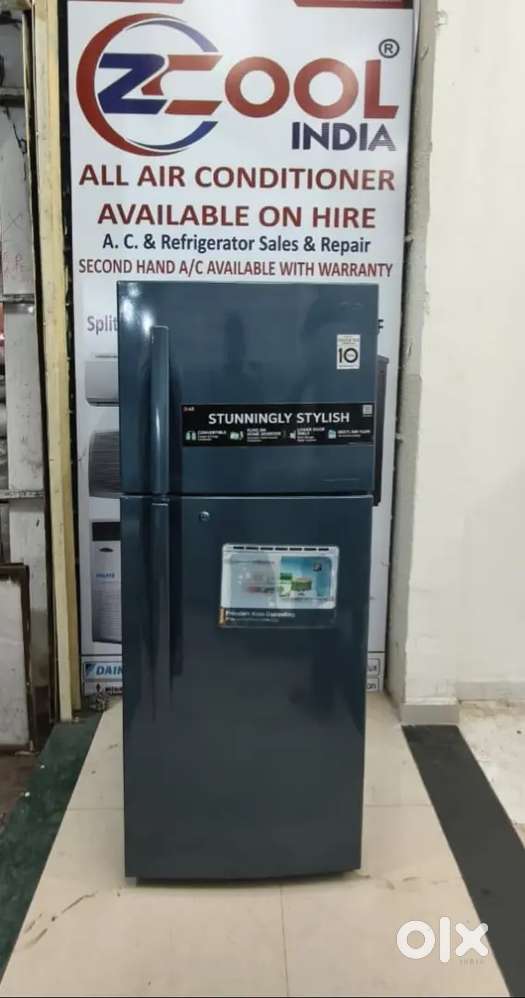 Double door fridge with warranty and good condition