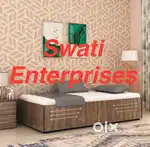New 6x3 wooden diwan single bed