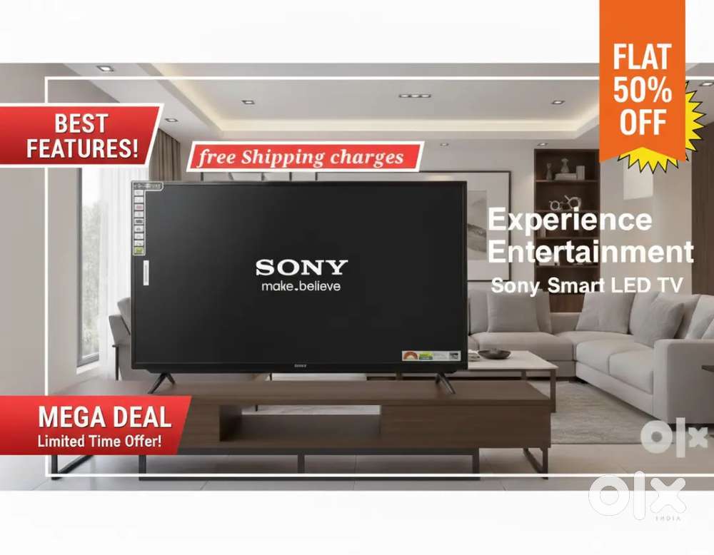 32inch led tv with free shipping charges