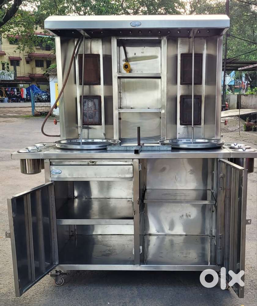 4 Burner Shawarma Machine & other equipments on Sale