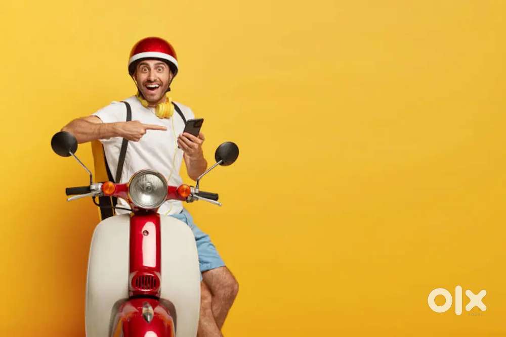 Scooty riding job स्कूटी चलाने का काम