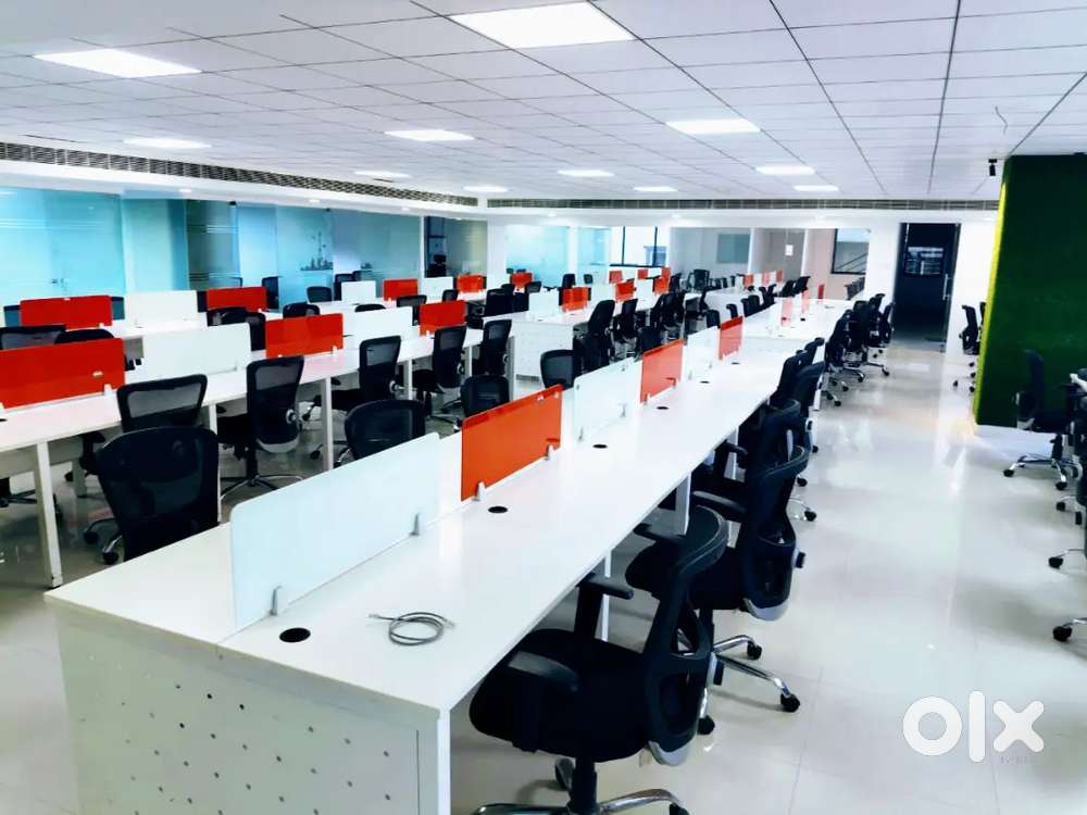 130 Workstations 5 Cabins 1 Conference plug and play office for Rent