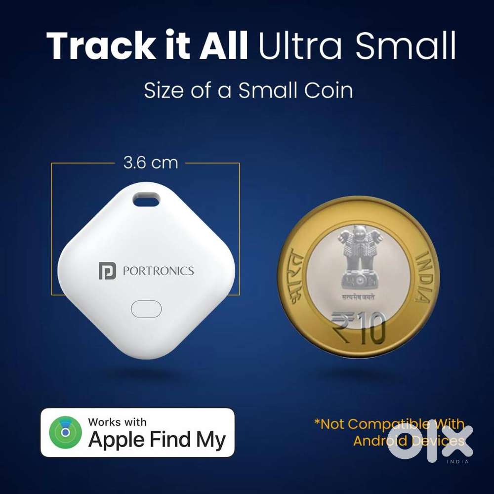 Portronics Worldtag Item Finder with Upto 1 Year Battery Life