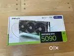 PN Y GeForce RTX 5090 Overclocked Triple Fan GPU OC Edition new opened