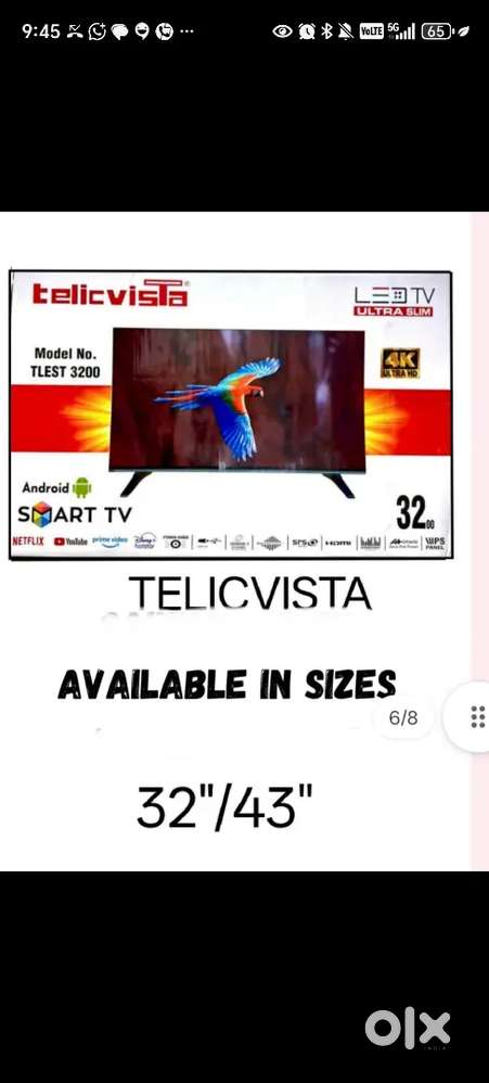 Android smart led TV new seal pack wholesale prices 4k hd quality