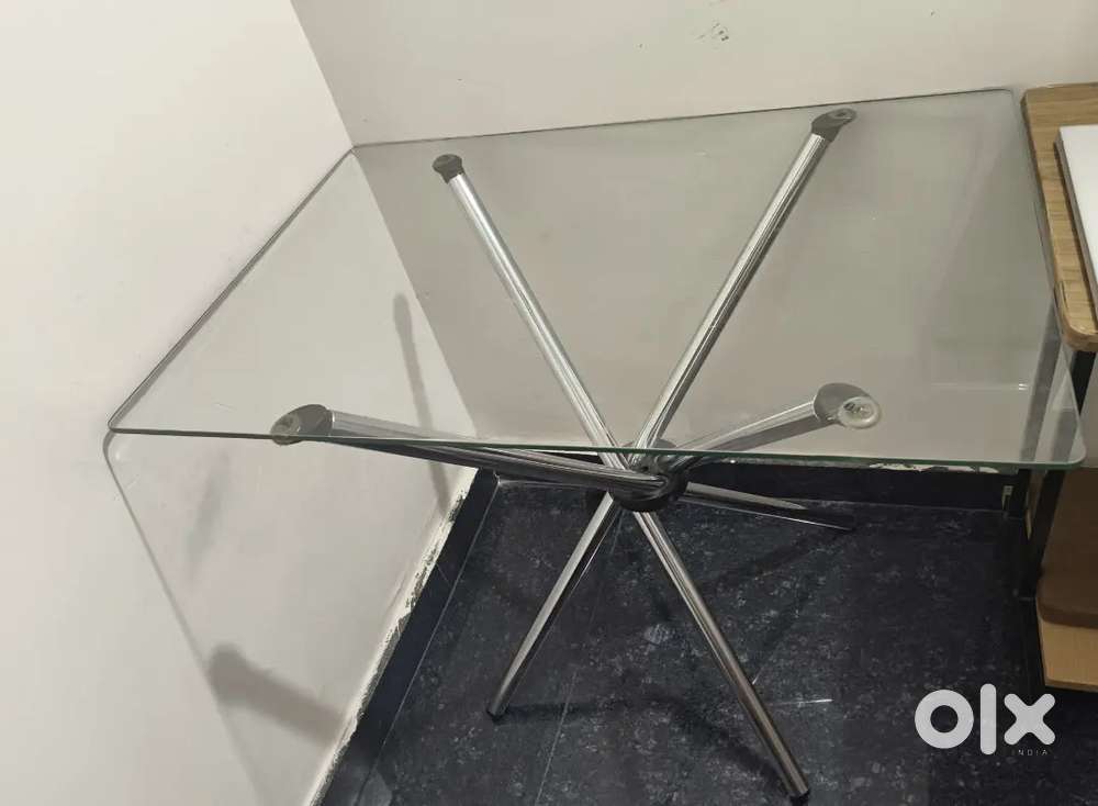 Glass Dining Table and Computer Table