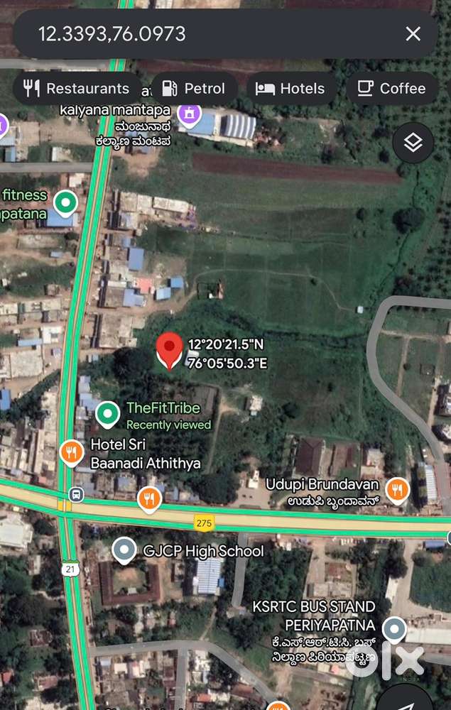 12 Guntas of Land for sale at Periyapatna Town