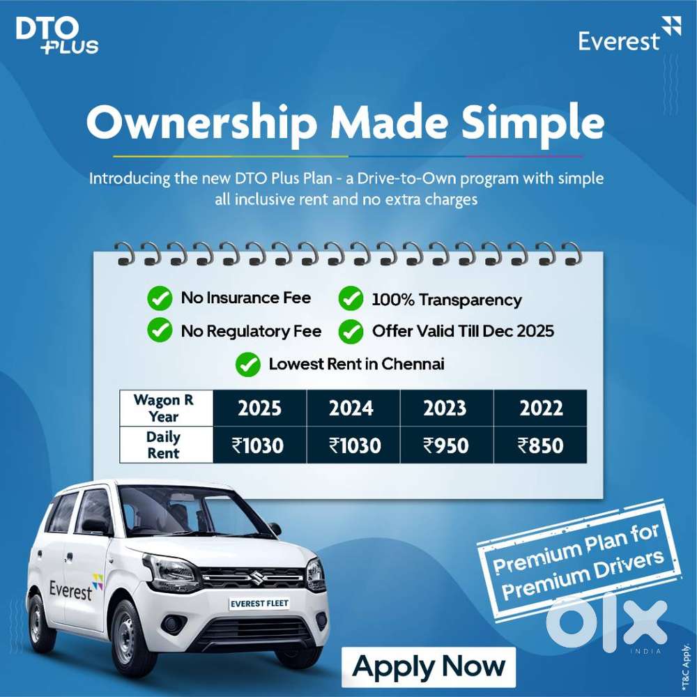 Vehicle Driver Wanted: Join Everest Fleet’s D2O Program Today!