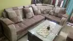 Complete Sofa set with table and baithak(2) new condition