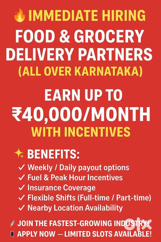 We are looking for immediate joiners