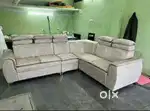 Full fibre l shape sofa set available in Starf furniture
