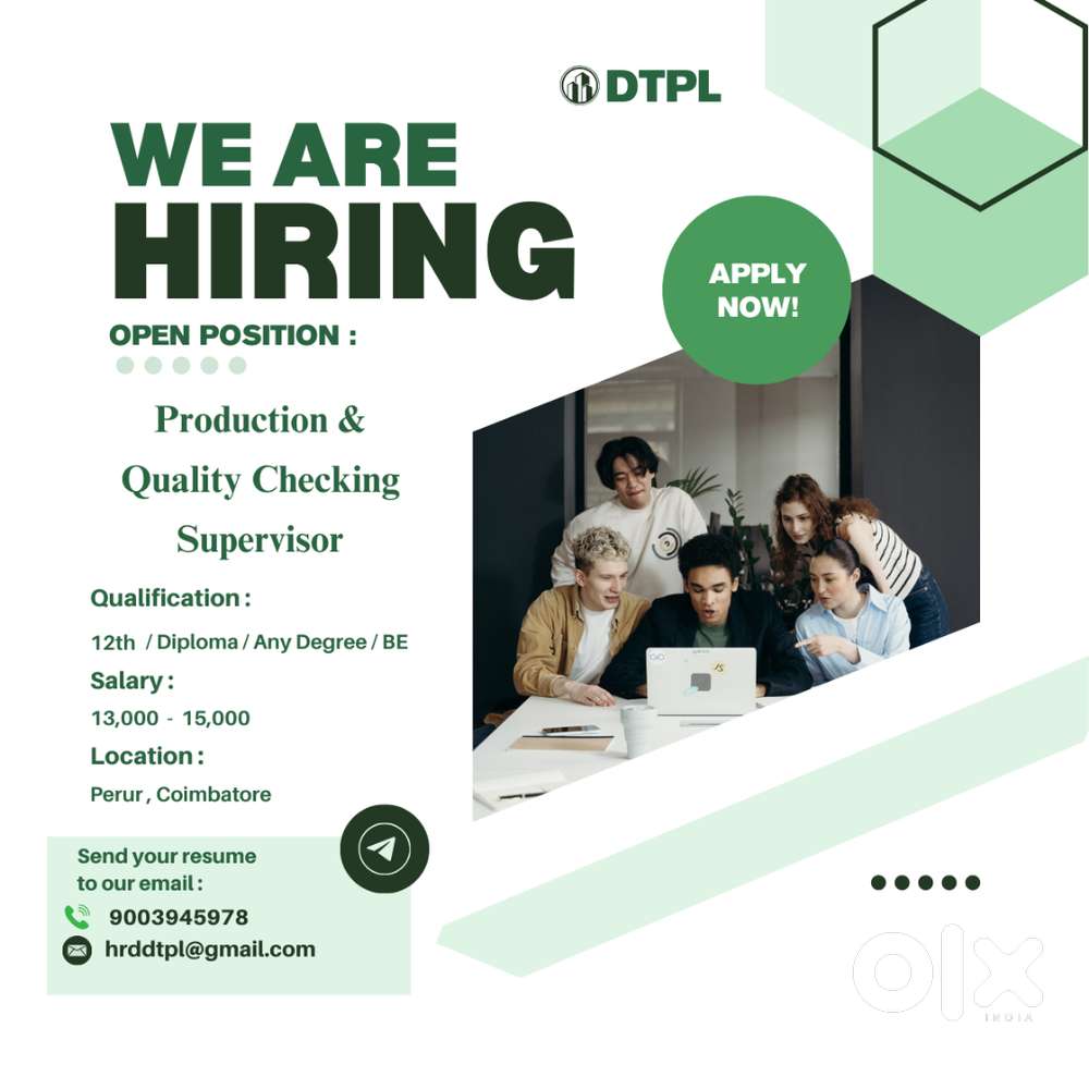 Production & Quality Checking Supervisor