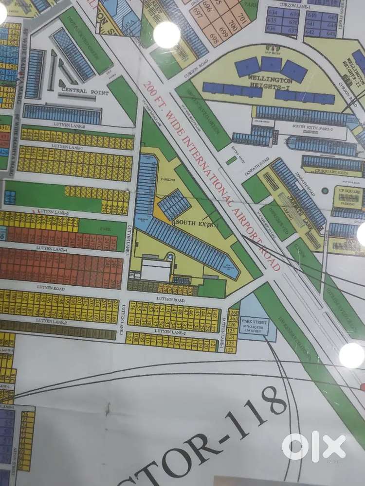 244 GAJ NORTH FACING PLOT FOR SALE BANG ON AIRPORT ROAD SECTOR 118