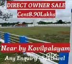 Near by dtcp Kovilpalayam Sathy Road Project Available