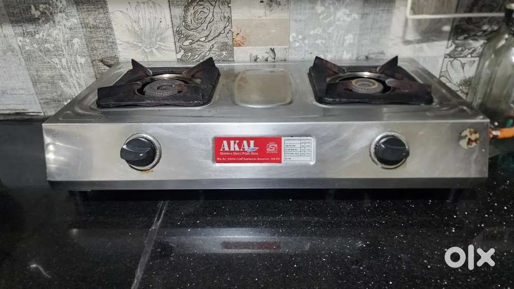 2 burner AKAI gas stove fully funtional