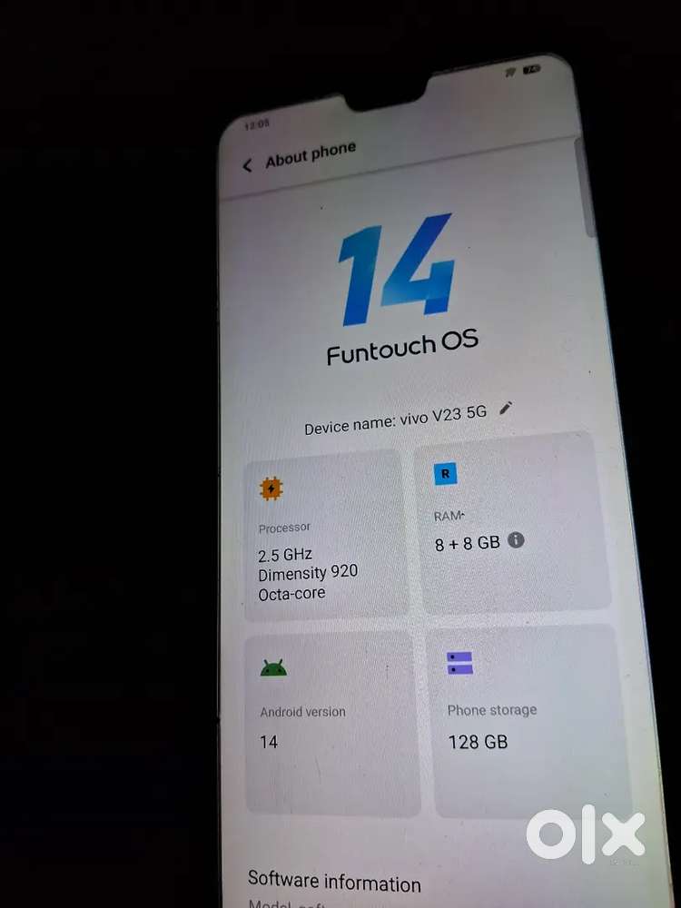 Vivo v23 5g bill box nei display change exchange amy mobile