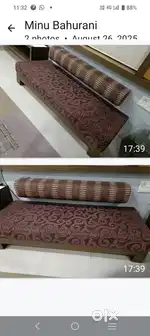 Wooden sofa cum bed