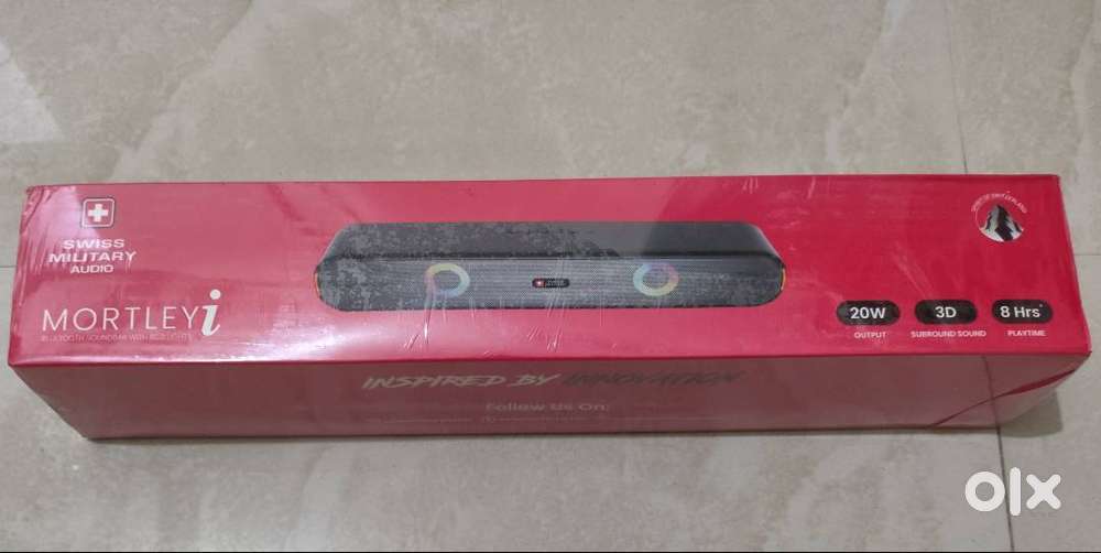 Swiss Military Audio Mortley i Blutooth Soundbar With RGB Lights