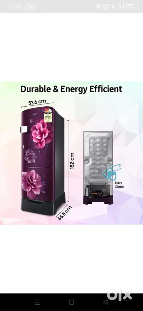 223 liter 3 Star samsung refrigerator