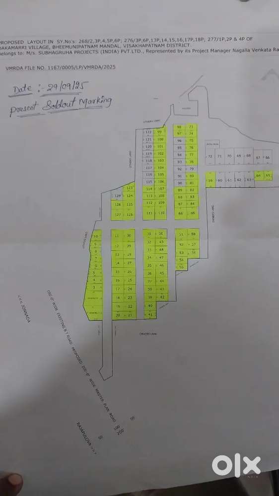 Vizinagaram highway facing villa plots for sale