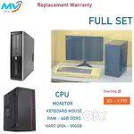 All Basic Software Loaded Full Set Branded Cpu Monitor Keyboard Mo