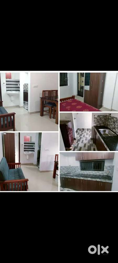 2 BHK FULLY FURNISHED APARTMENT RENT AT CHEMBUMUKKU