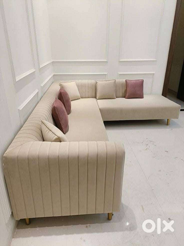 New best quality L shape sofa set get direct from factory