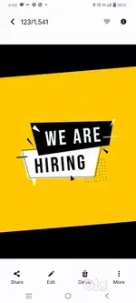 Need male staff for our shop in ekm  with 2 wheeler licence