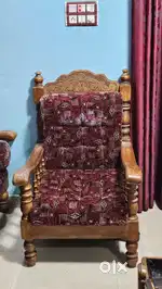 Teak wood sofa