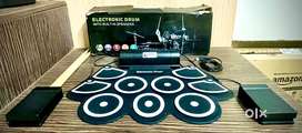 Electronic foldable drum pads.